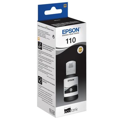 Epson C13T03P14A (110) Black Original Ink Cartridge - Ecotank M3180 - EPSON