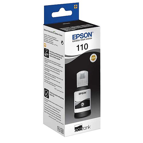 Epson C13T03P14A (110) Black Original Ink Cartridge - Ecotank M3180 - 2