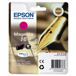 EPSON - Epson C13T16234020 (16) Magenta Original Cartridge - WF-2010