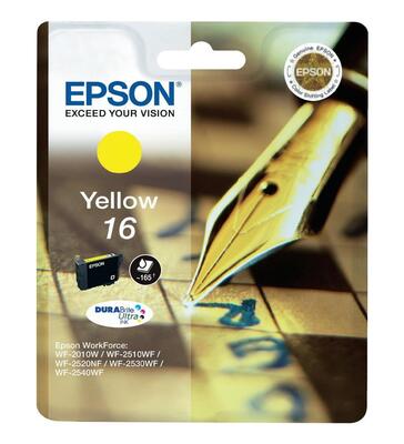 EPSON - Epson C13T16244020 (16) Sarı Orjinal Kartuş - WF-201 (T2022)