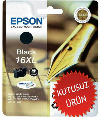 EPSON - Epson 16XL T16314020 Siyah Orjinal Kartuş (U)
