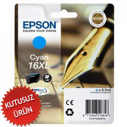 EPSON - Epson C13T16324020 (16XL) Cyan Original Cartridge - WF-2010 (Without Box)
