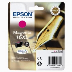 EPSON - Epson C13T16334020 (16XL) Magenta Original Cartridge - WF-2010 