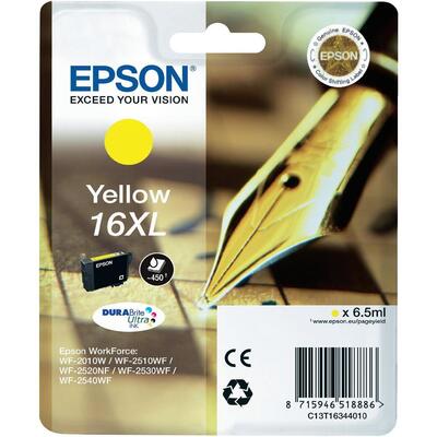 EPSON - Epson C13T16344020 (16XL) Sarı Orjinal Kartuş - WF-2010 (T2615)