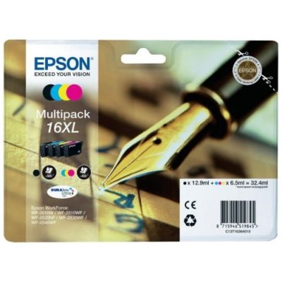 Epson C13T16364020 (16XL) 4lü Set Orjinal Kartuş - WF-2010 (T1569)
