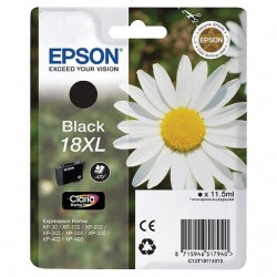 Epson C13T18114020 (18XL) Black Original Cartridge - XP-202 - EPSON