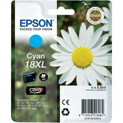 EPSON - Epson C13T18124020 (18XL) Cyan Original Cartridge - XP-202