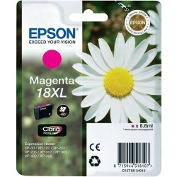 EPSON - Epson C13T18134020 (18XL) Magenta Original Cartridge - XP-202