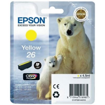 Epson C13T261440 (26) Sarı Orjinal Kartuş - XP-600 (T1888) - 1