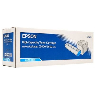 Epson C13S050228 Cyan Original Toner High Capacity - 2600 / C2600N