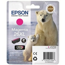 Epson C13T263340 (26XL) Magenta Original Cartridge - XP-600 - 1