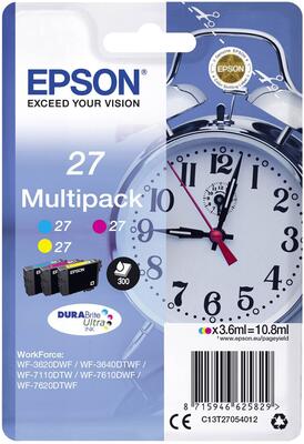 EPSON - Epson C13T27054020 (27) Multipack Original Cartridge - WF-3620 