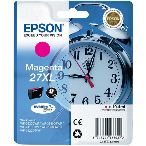 Epson C13T27134020 (27XL) Magenta Original Cartridge - WF-3620 