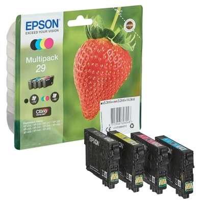 EPSON - Epson 29 C13T29864511 (T2986) 4lü Paket Orjinal Kartuş - XP-235 / XP-435