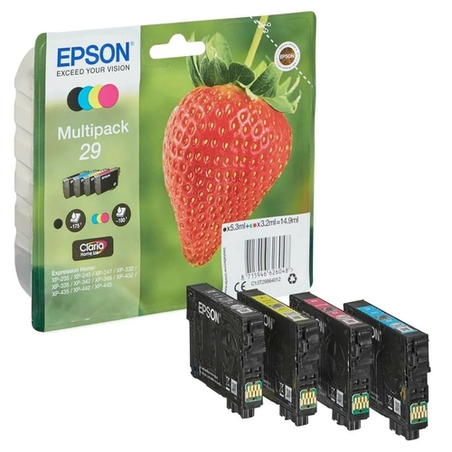 Epson 29 C13T29864511 (T2986) 4lü Paket Orjinal Kartuş - XP-235 / XP-435 - 1
