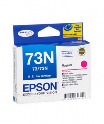 EPSON - Epson C13T105390 (73N) Magenta Original Ink Cartridge - Stylus C110