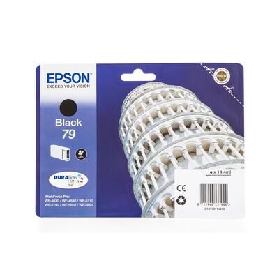 EPSON - Epson C13T79114010 (79) Siyah Orjinal Kartuş - WF-4630 / WF-4640 (T2826)