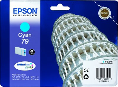 Epson C13T79124010 (79) Mavi Orjinal Kartuş - WF-4630 (T2660)
