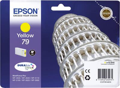 EPSON - Epson C13T79144010 (79) Yellow Original Cartridge - WF-4630 