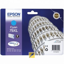 EPSON - Epson C13T79024010 (79XL) Cyan Original Cartridge - WF-4630