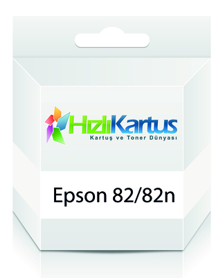 EPSON - Epson C13T082190 (82/82n) Siyah Muadil Kartuş - R270 / RX590 (T13248)