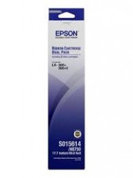 EPSON - Epson C13S015614 (8750) 2Pcs Original Ribbon - FX-880 / LX-300