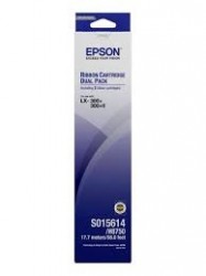 Epson C13S015614 (8750) 2Pcs Original Ribbon - FX-880 / LX-300 - EPSON