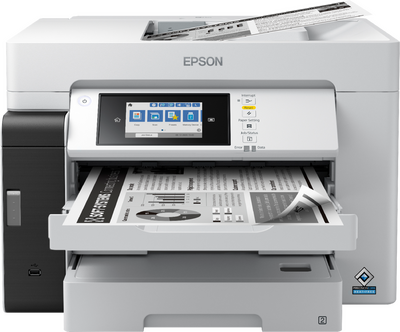 EPSON - Epson C11CJ41407 EcoTank M15180 Wi-Fi + Copier + Scanner A3/A4 Black and White Ink Tank Printer