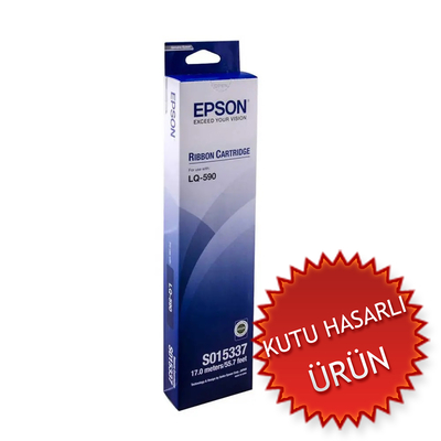 EPSON - Epson C13S015337 Original Ribbon - LQ-590 (Damaged Box)