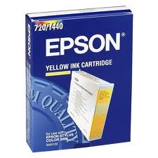EPSON - Epson C13S020122 Yellow Original Cartridge - Stylus 3000