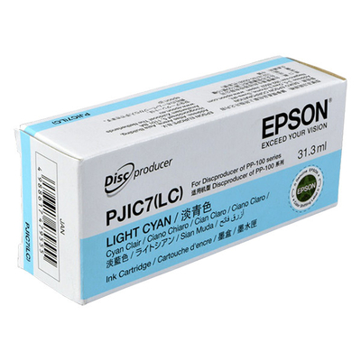 EPSON - Epson C13S020689 PJIC7(LC) Açık Mavi Orjinal Kartuş - Discproducer PP-100