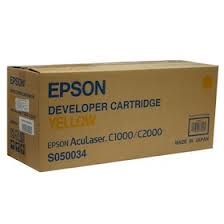 Epson C13S050034 C1000/C2000 Yellow Original Toner - EPSON