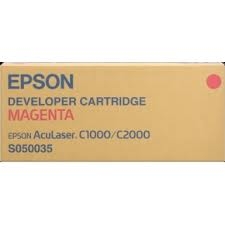 EPSON - Epson C13S050035 C1000/C2000 Kırmızı Orjinal Toner (T4168)