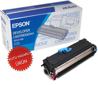 EPSON - Epson C13S050166 Black Original Toner - EPL-6200 (Damaged Box)