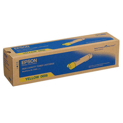 EPSON - Epson C13S050656 Sarı Orjinal Toner Yüksek Kapasiteli - AL-C500Dhn / AL-C500Dtn (T12676)