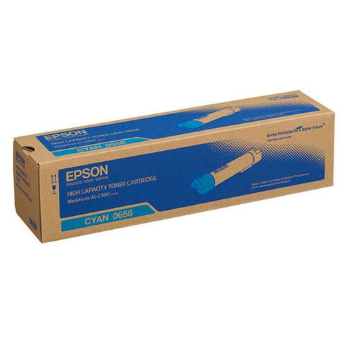 Epson C13S050658 Cyan Original Toner High Capaity - AL-C500Dhn / AL-C500Dtn