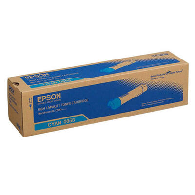 EPSON - Epson C13S050658 Cyan Original Toner High Capaity - AL-C500Dhn / AL-C500Dtn