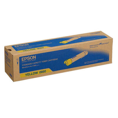 Epson C13S050660 Yellow Original Toner - AL-C500Dhn / AL-C500Dtn - EPSON
