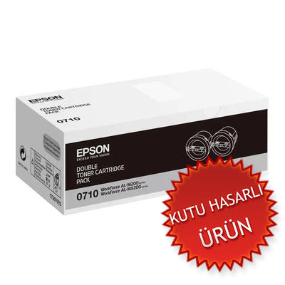 EPSON - Epson C13S050710 Orjinal Toner 2li Paketten Ayrılma - AL-M200 / AL-MX200 (C)
