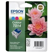 EPSON - Epson C13T014401 (T014) Renkli Orjinal Kartuş - Stylus C480 (T2894)