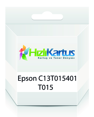 EPSON - Epson C13T015401 T015 Siyah Muadil Kartuş