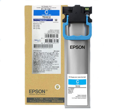 EPSON - Epson C13T01C200 Cyan Original Cartridge - WF-C529R