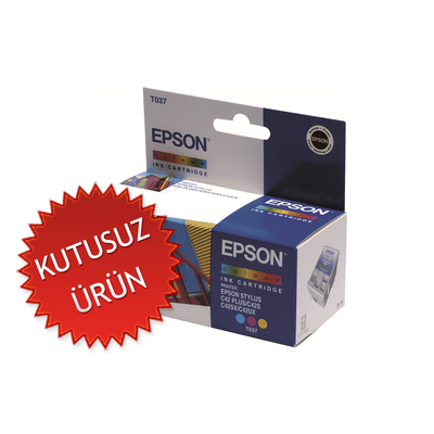 EPSON - Epson C13T037040 (T037) Renkli Orjinal Kartuş - Stylus C24UX (U) (T17652)