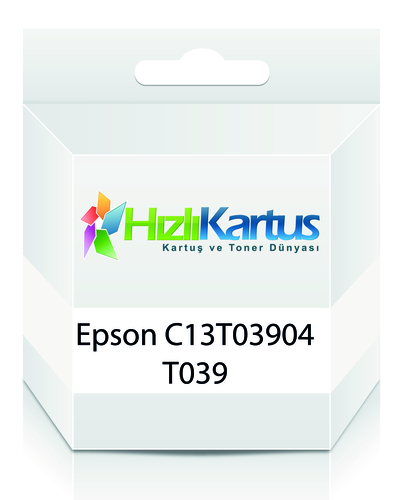 Epson C13T03904 (T039) Siyah Muadil Kartuş - Stylus C43UX (T10769)