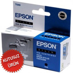 EPSON - Epson C13T04014020 (T040) Siyah Orjinal Kartuş (U) (T10486)