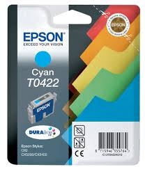 EPSON - Epson C13T04224020 (T0422) Cyan Original Cartridge - C82 / CX5200