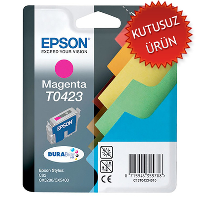 EPSON - Epson C13T04234020 (T0423) Kırmızı Orjinal Kartuş - C82 / CX5200 (U)