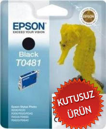 EPSON - Epson C13T04814020 (T0481) Siyah Orjinal Kartuş (U) (T10451)