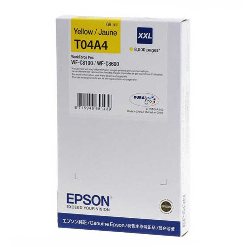 Epson C13T04A440 Yellow Original Cartridge - WF-C8190DW / C8190DTWC / C8190DTW - 2