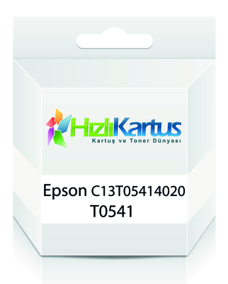 EPSON - Epson C13T05414020 (T0541) Siyah Renkli Muadil Kartuş (T8629)